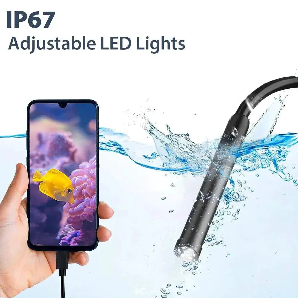 KERUI WiFi Endoscope Camera With Dual Lens And LED Lights
