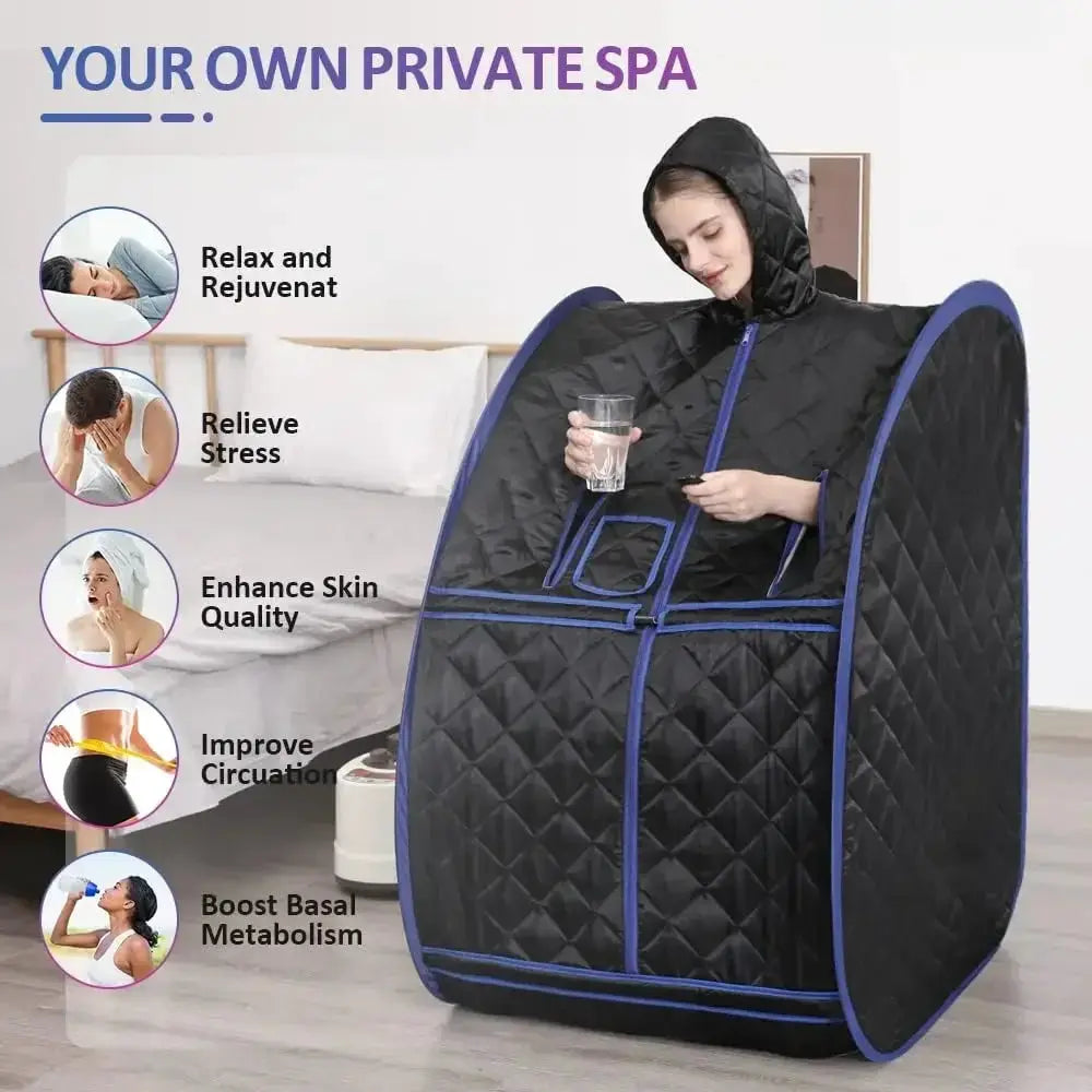 Portable Folding Steam Sauna Tent For One Person Weight Loss - OurLum.com
