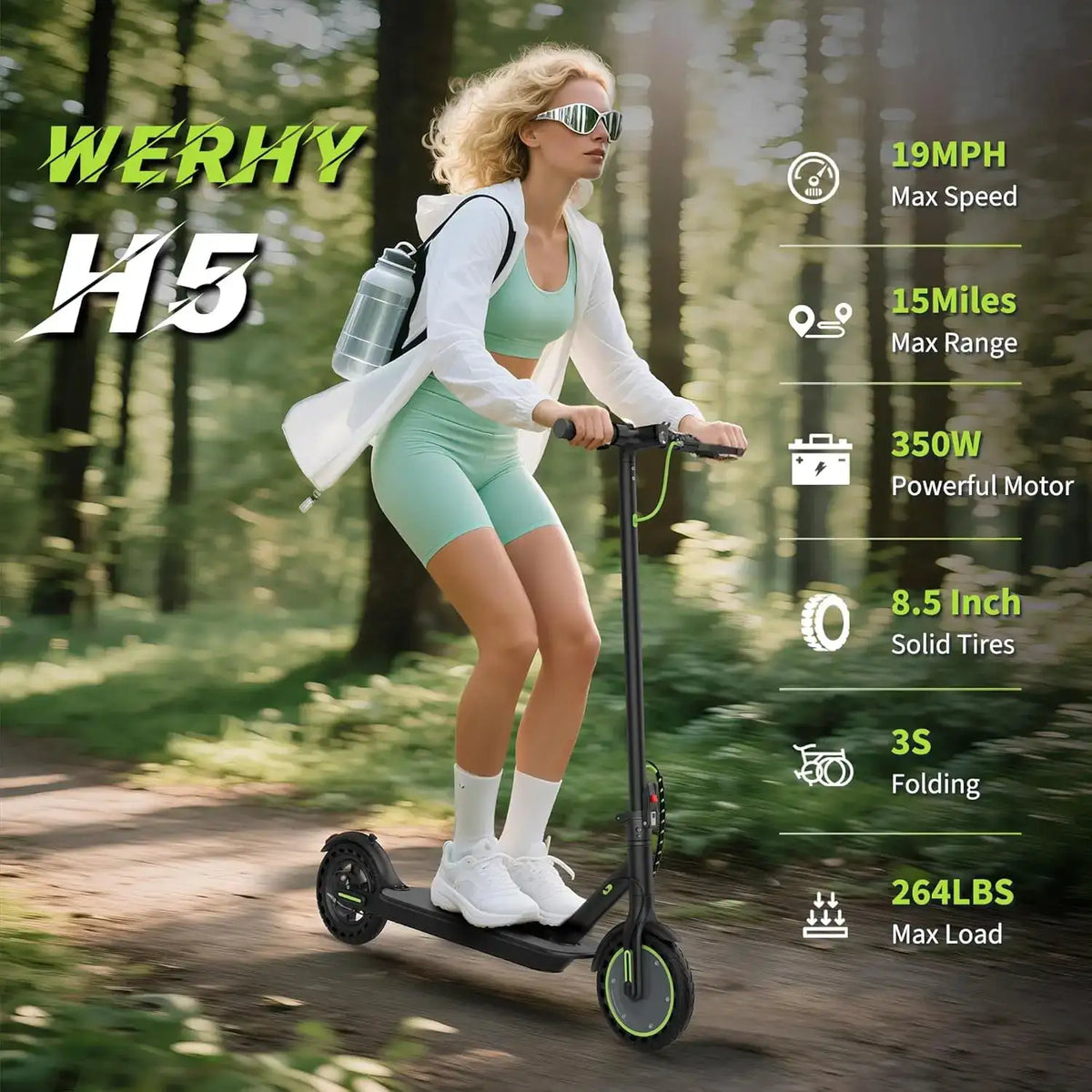 Foldable Electric Scooter — product view 3