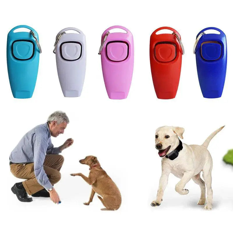 Pet Training Clicker Colorful Portable Sound Keychain