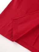 Ravishing Red Peplum Dress Elegant Evening Wear Lantern Sleeves