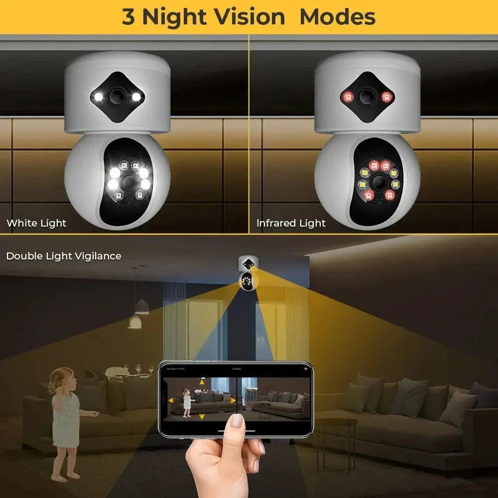 AI Motion Tracking WiFi Baby Monitor with Night Vision