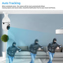 Smart WiFi Indoor Security Camera with AI Tracking Night Vision