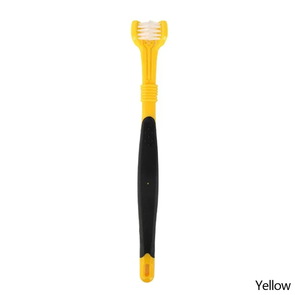 Three-Head Pet Toothbrush for Dog Teeth — product view