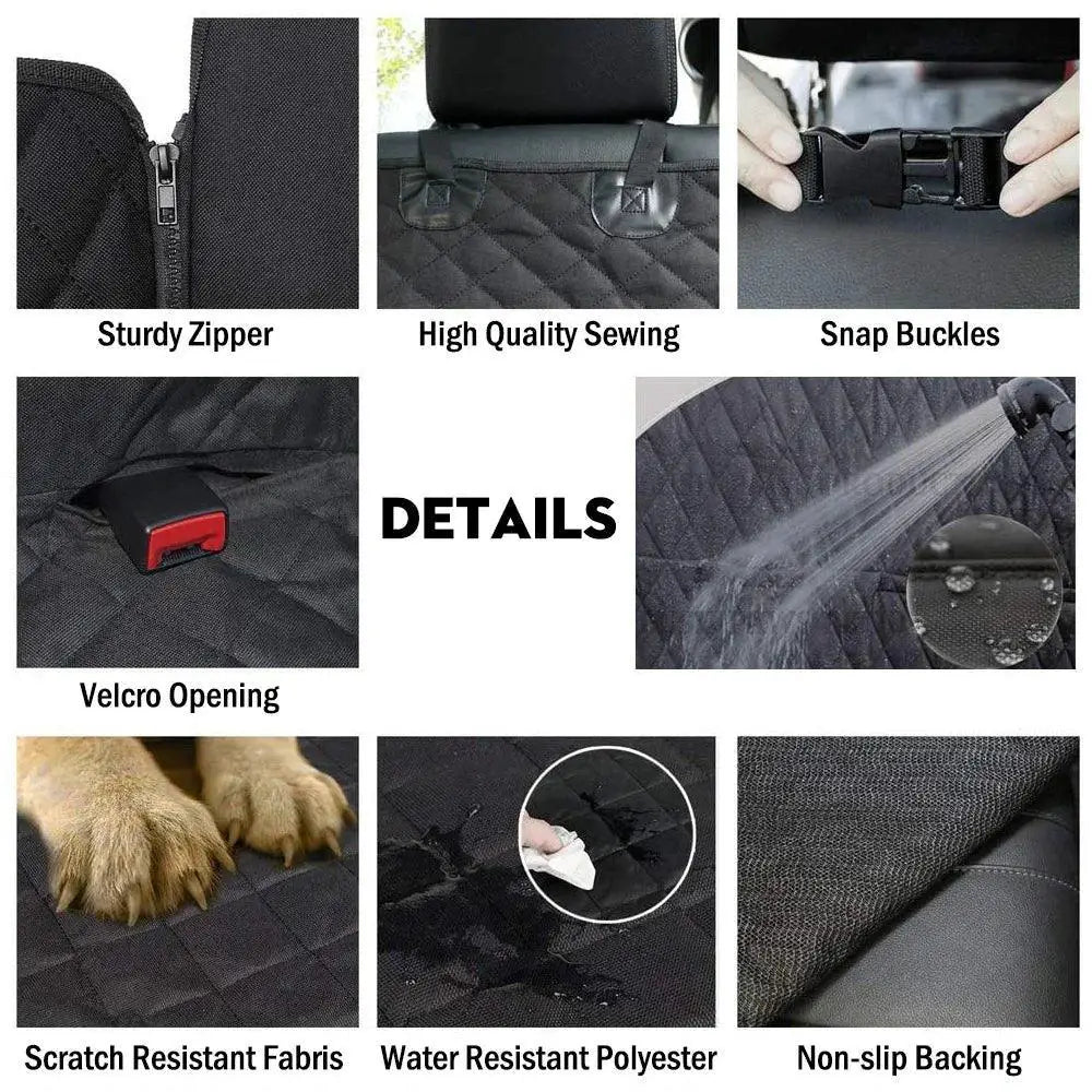 PetGuard Dog Carrier Hammock Seat Cover for Travel Safety
