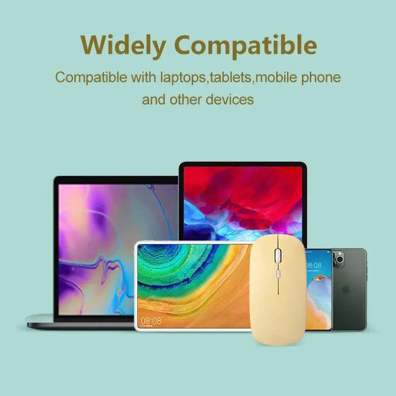 Bluetooth Silent Ergonomic Office Mouse Quiet Work