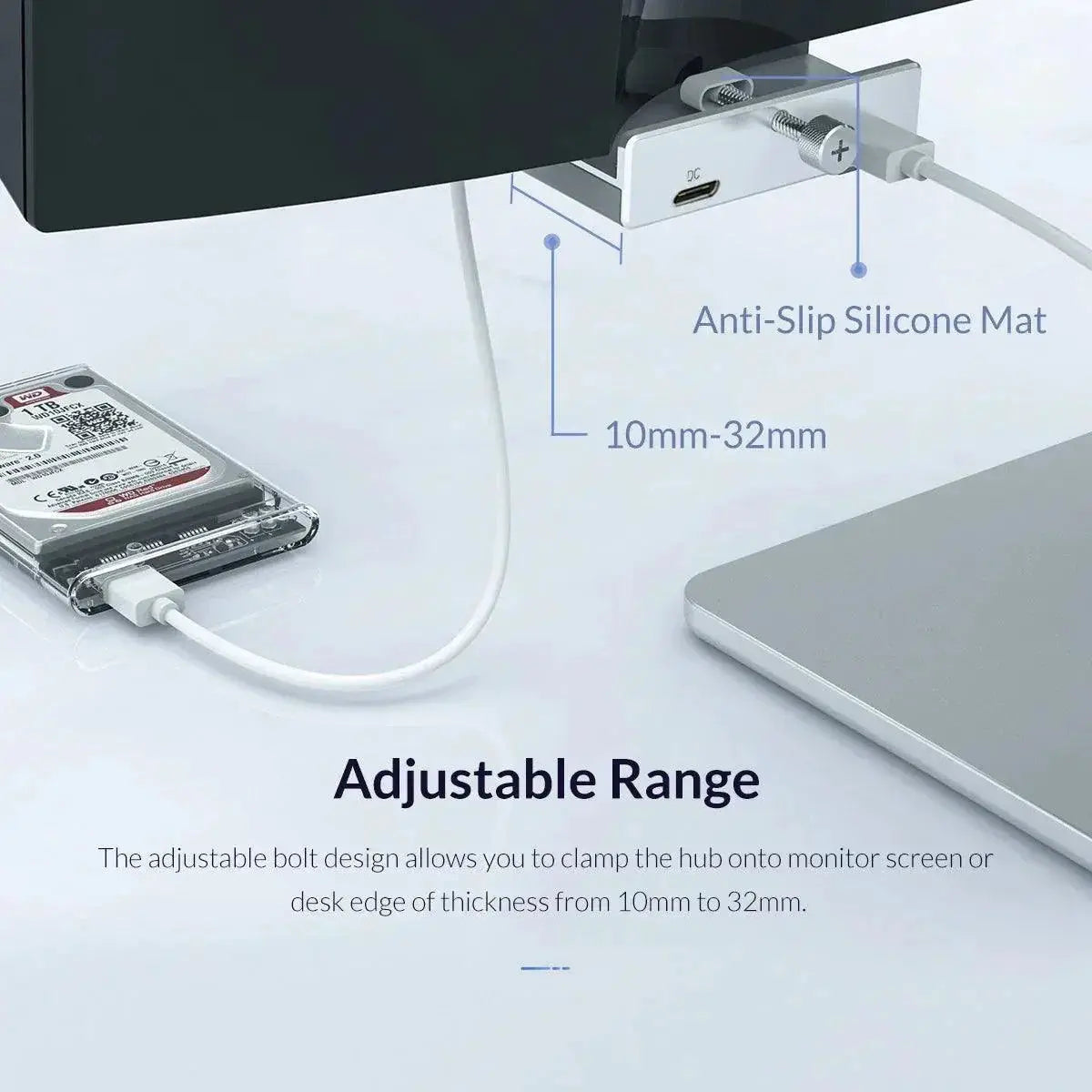 Usb Hub With Power Supply Multi Splitter For Fast Transfer