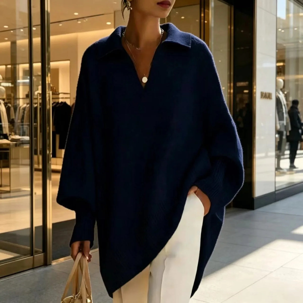 Loose Long Sleeve Pullover Sweater