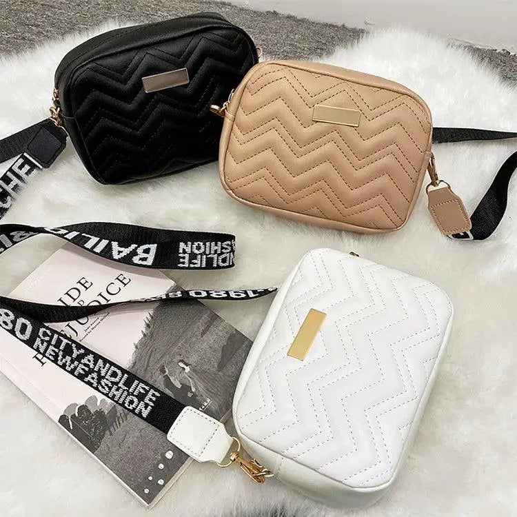 Wave Embroidery Square Bag for Everyday — product view 17