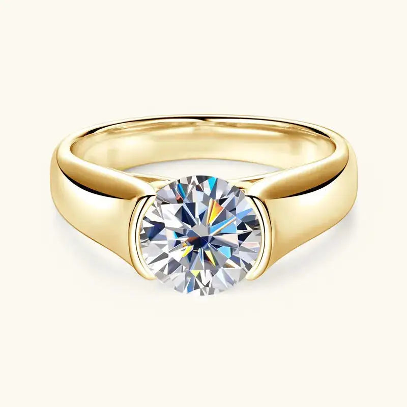 Luxury Sterling Silver Silver Moissanite Ring — product image 7