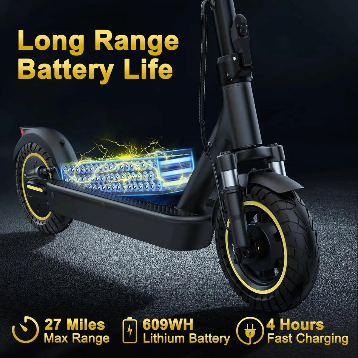 Aovopro Foldable Electric Scooter — product view 2