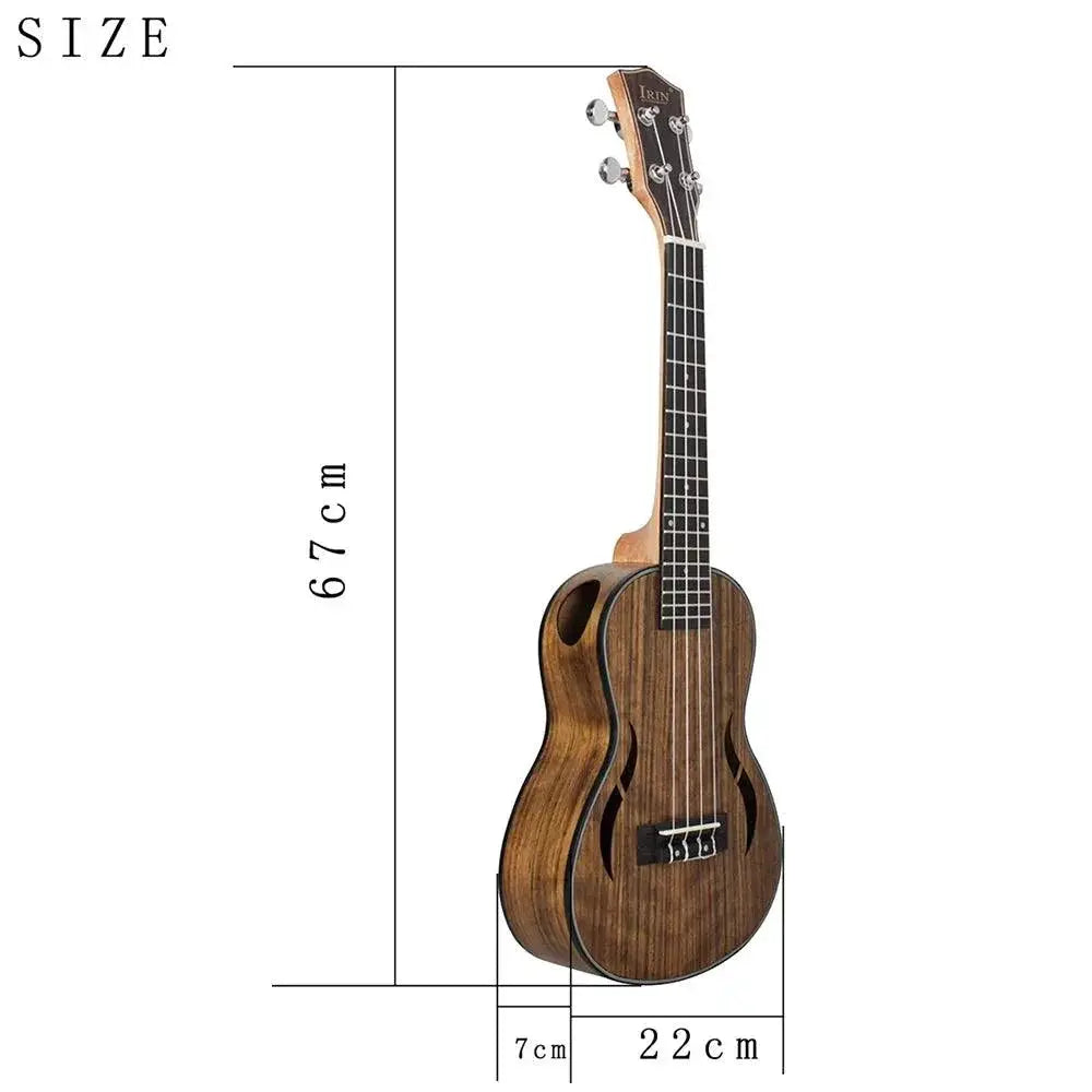 26 Inch Walnut Soprano Ukulele Four Strings Gift Idea