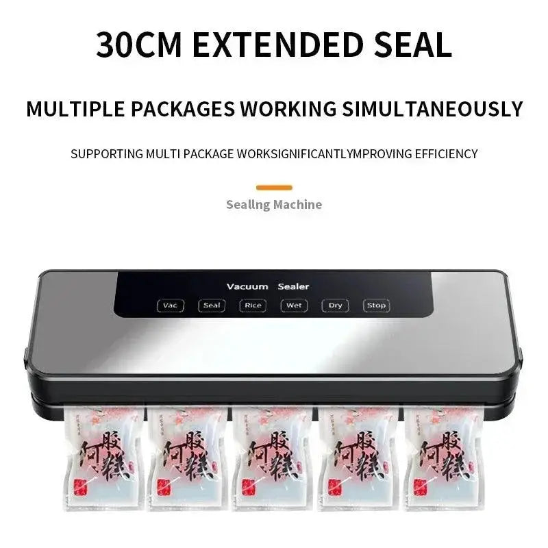 Electric Vacuum Sealer for Kitchen Food Saver Bags 30cm