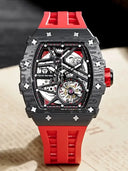 Automatic Skeleton Tonneau Watch