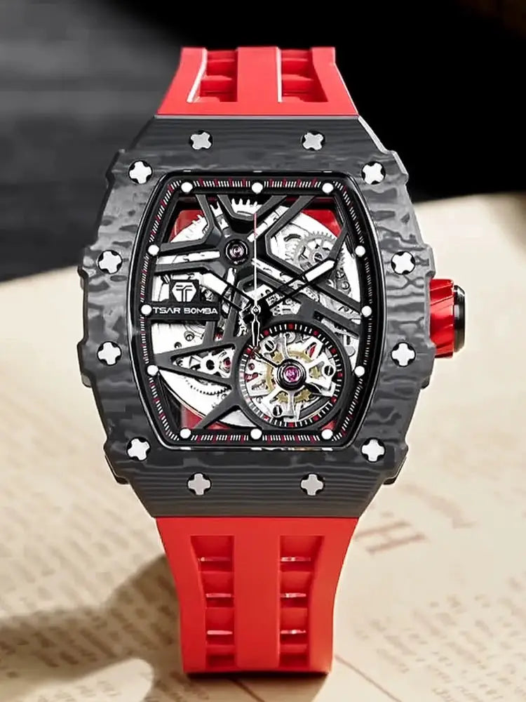 Automatic Skeleton Tonneau Watch — product image 3