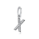 Sterling Silver Charm A-z Letters