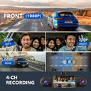 Dash Cam for Drivers Night Vision 1080P