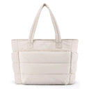 Puffy Tote Bag for Women Big Square Cotton Padded Purse