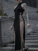 Contoured Goth Bandage Dress For Cosplay