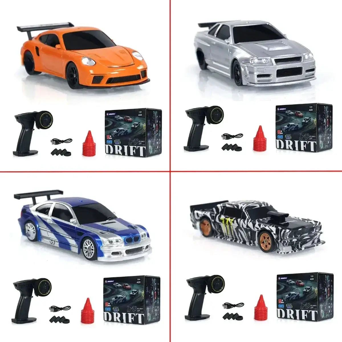 2 4G RC Drift Car 1 By 43 Scale 4WD Remote Control Toy