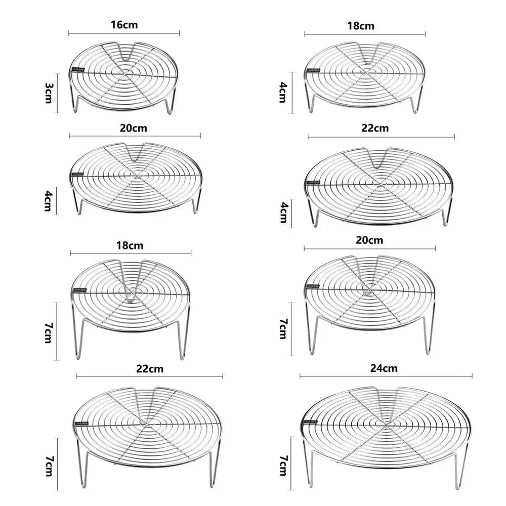 Versatile Stainless Steel Steamer Rack For Air Fryers