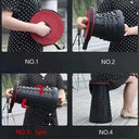 Stable Heavy-Duty Folding Stool Outdoors