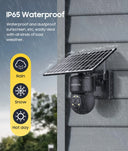 SHIWOJIA 4G SIM Solar Camera WIFI 6W Dual Lens 12X ZOOM