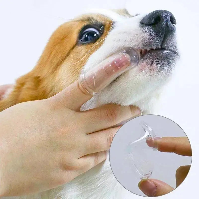 Pet Dental Care Kit Soft Toothbrush For Bad Breath Tartar
