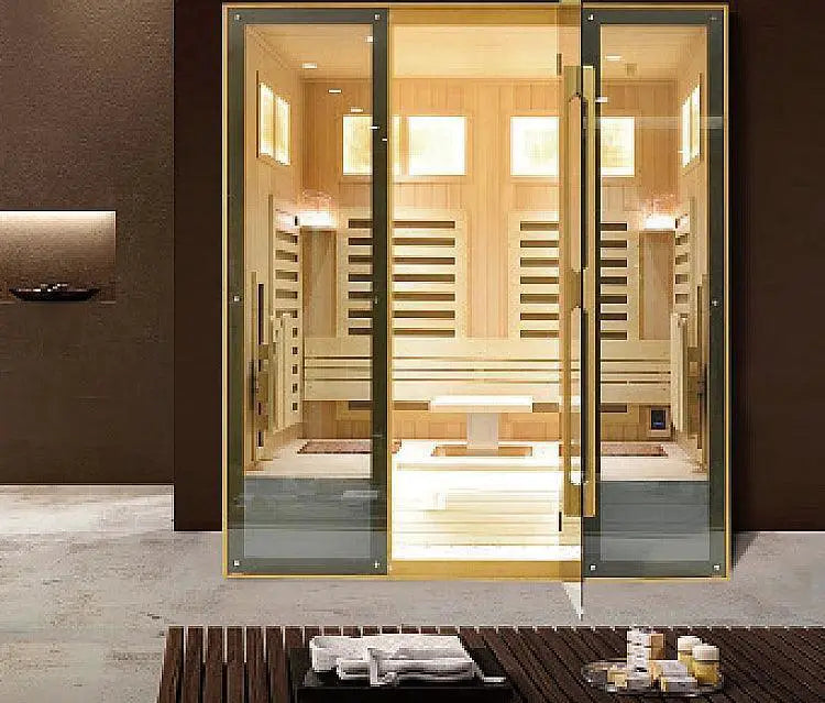 Heavenly Sauna Room Luxury Outdoor Relaxation Experience