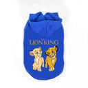 Lion King Anime Print Pet Hoodie for Cats and Dogs