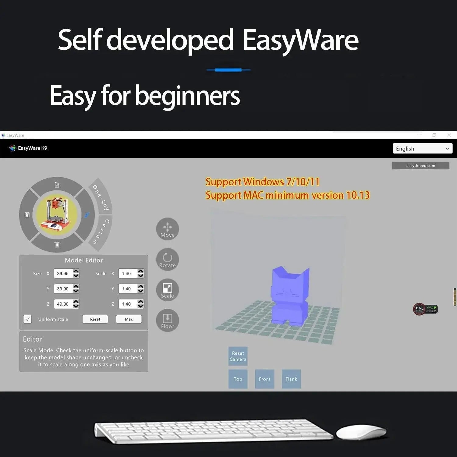 EasyThreed K9 Mini 3D Printer For Beginners And Enthusiasts