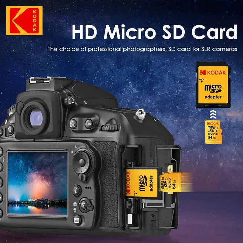 Kodak 256GB High Speed Class 10 Memory Card For 4K