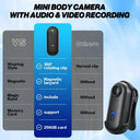 4K Wearable Camera - Magnetic Waterproof Wifi