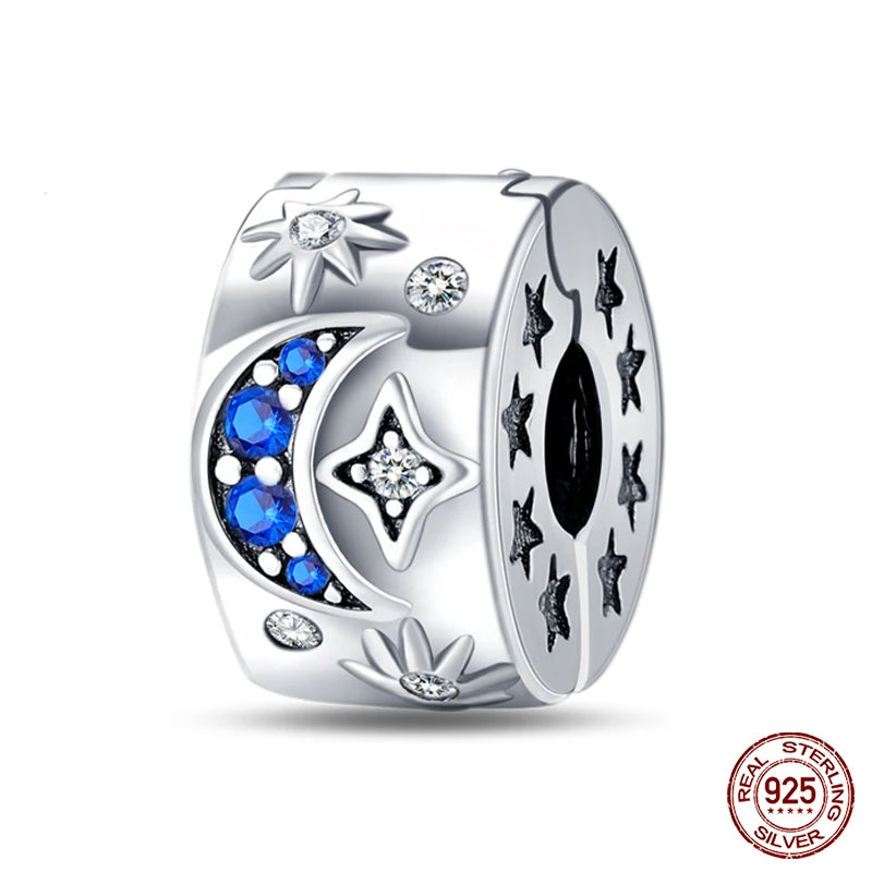 Sterling Silver Sparkling Zircon Star