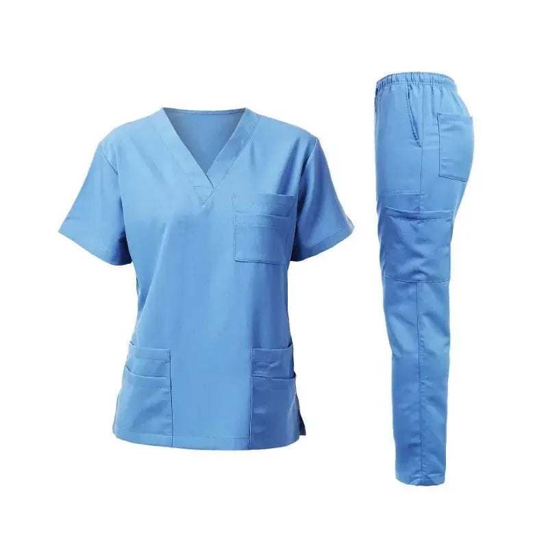 Beauty Salon Scrub Uniform Medical Nurse Blouses Suit