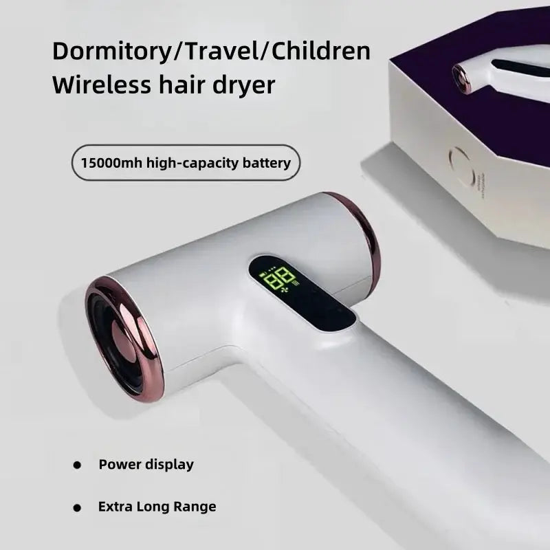 Wireless Hair Dryer USB Charging Travel Drying Companion