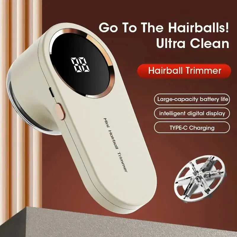 LED Digital Electric Lint Remover For Clothing Fabric Shaver - OurLum.com