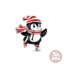 Sterling Silver Christmas Charm Santa