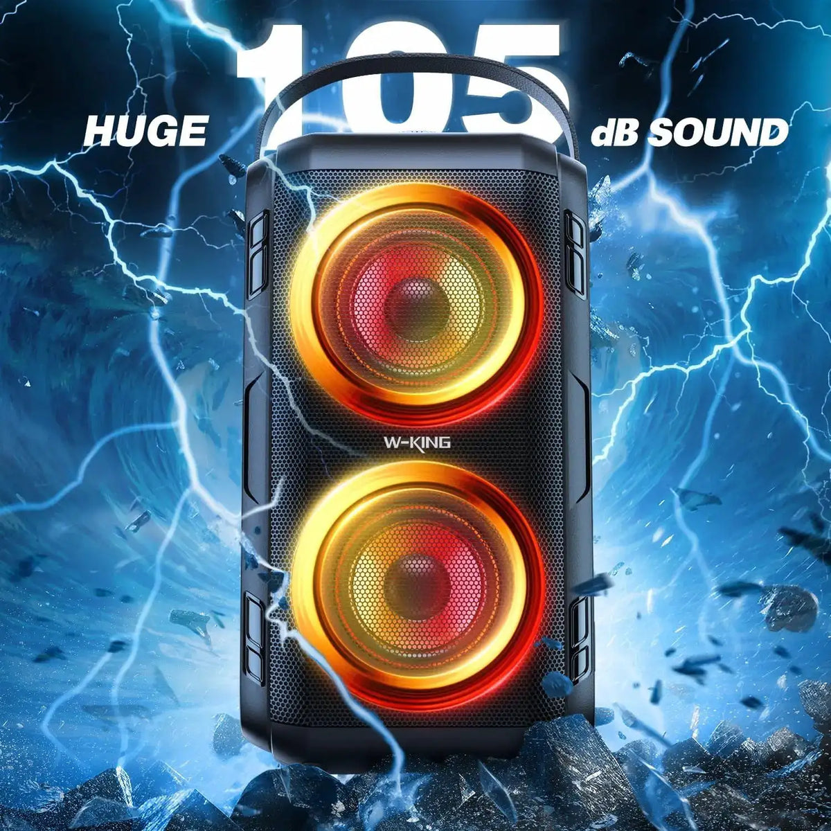 W-King Bluetooth Party Speaker — product image 5