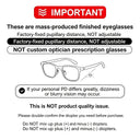 Men Anti Blue Metal Reading Glasses