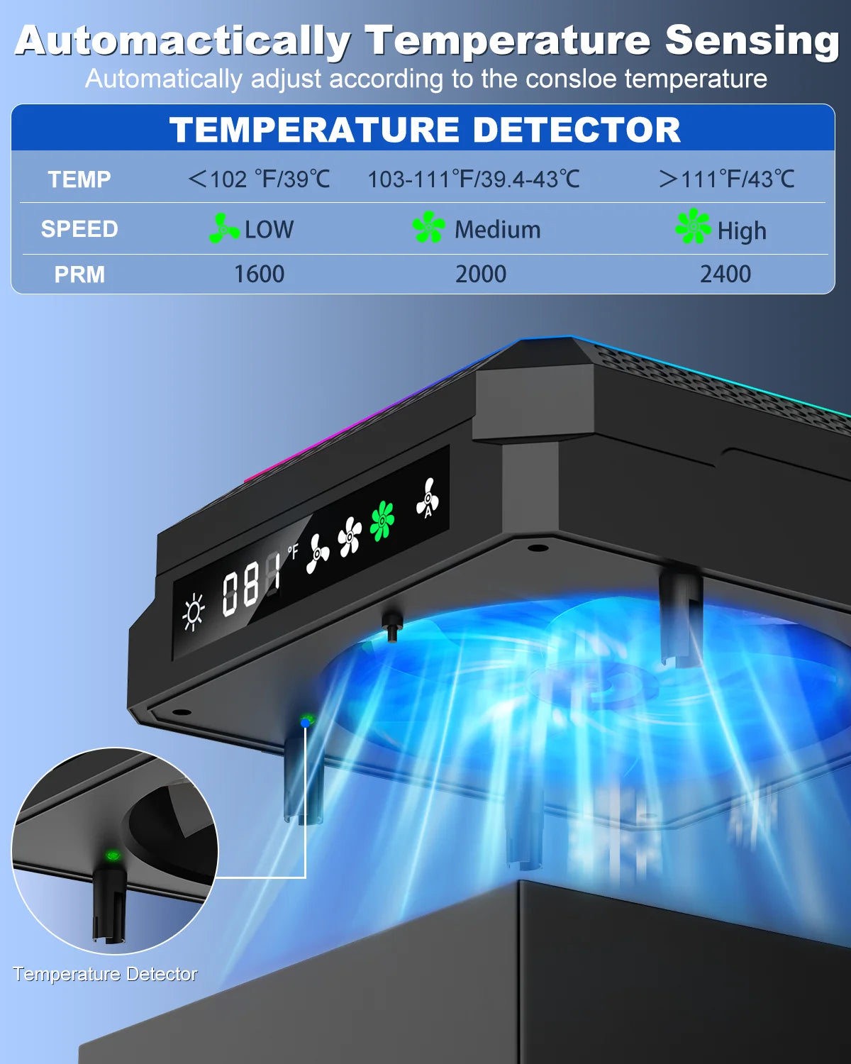Dinofire Auto Cooling Xbox Series