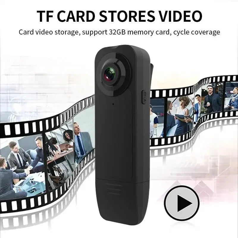 A18 1080P HD Mini Camera Sport Hiking Mini Pen Cam Night Vision Micro Camcorder Portable Bodycam DV Video Recorder