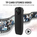 A18 1080P HD Mini Camera Pen Cam For Body Wearable Night Vision