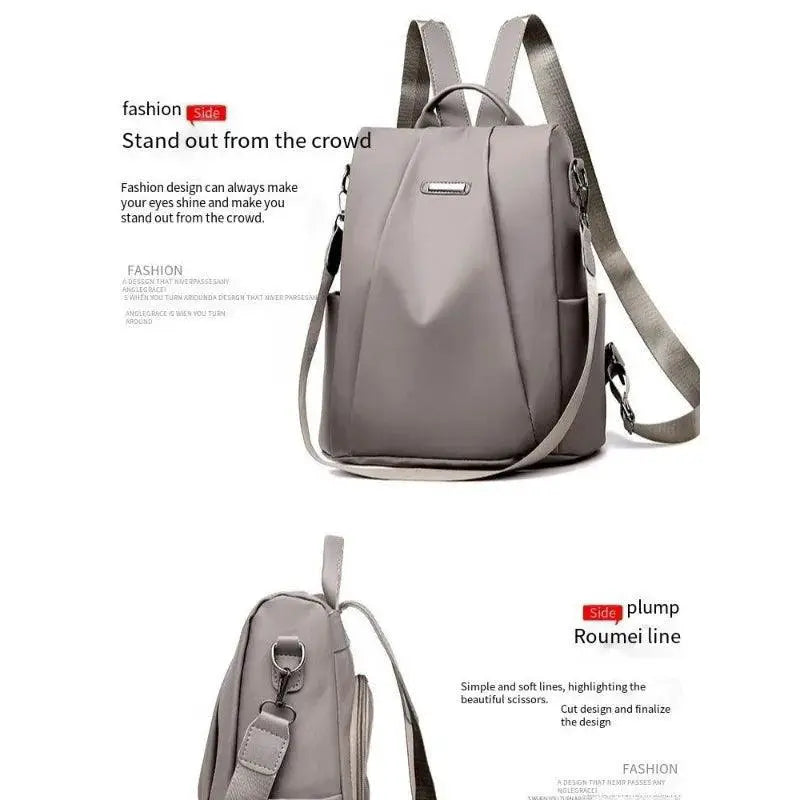 Stylish Waterproof Anti Theft Backpack Women Large Capacity