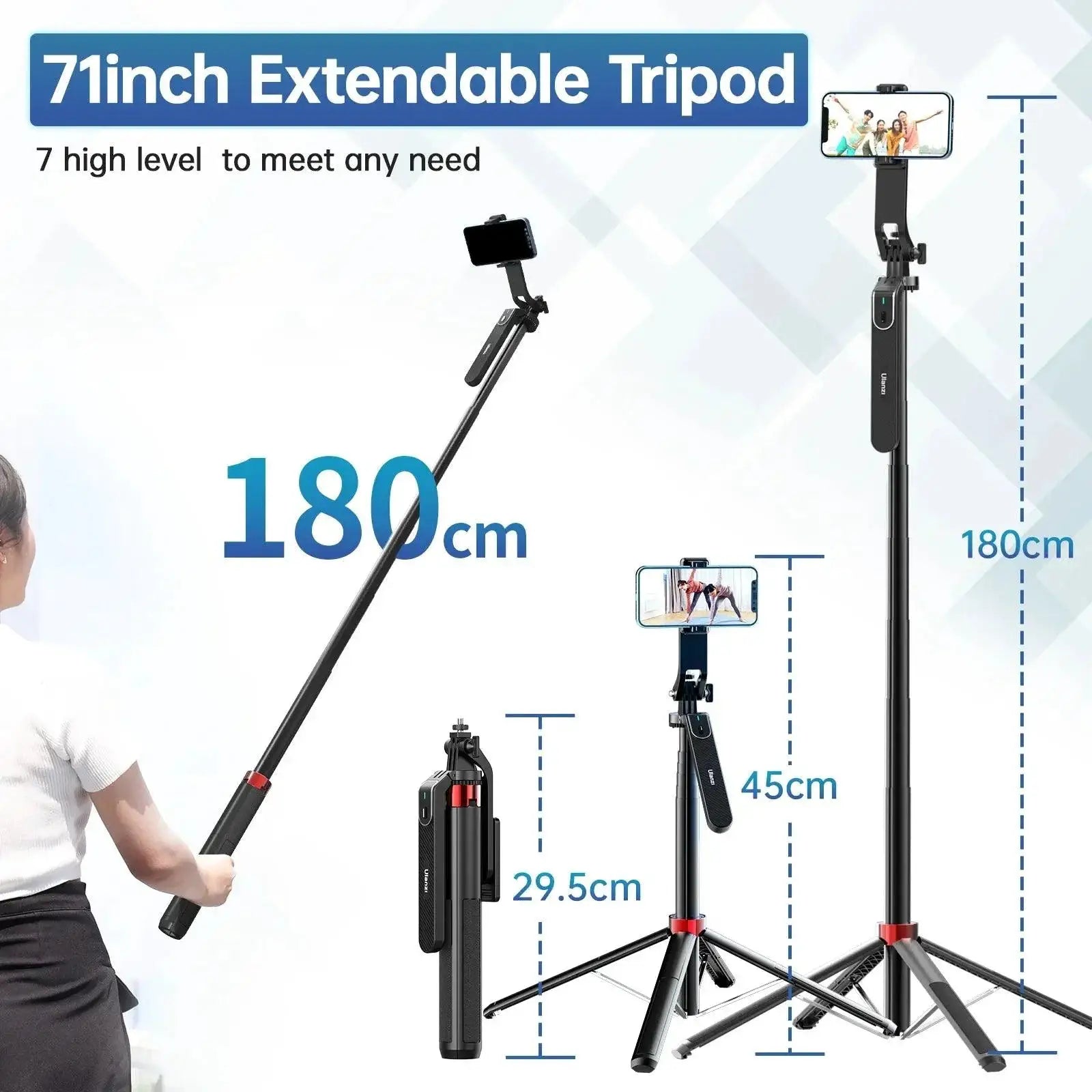 Ultimate Iphone Tripod Kit With Remote Controlled View