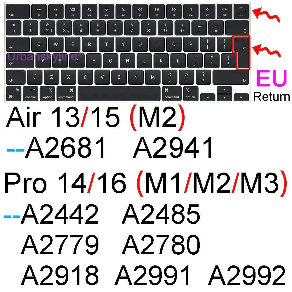 Keyboard Cover for MacBook Air Dustproof — product view 19