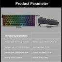 E-YOOSO Z686 RGB Mechanical Keyboard Customizable Red Switches