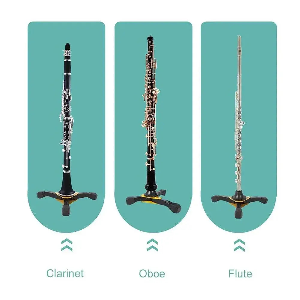 Clarinet Stand Holder Woodwind Flute Tripod Stand Premium