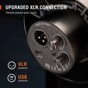 USB XLR Mic for Home Studio Clear Sound