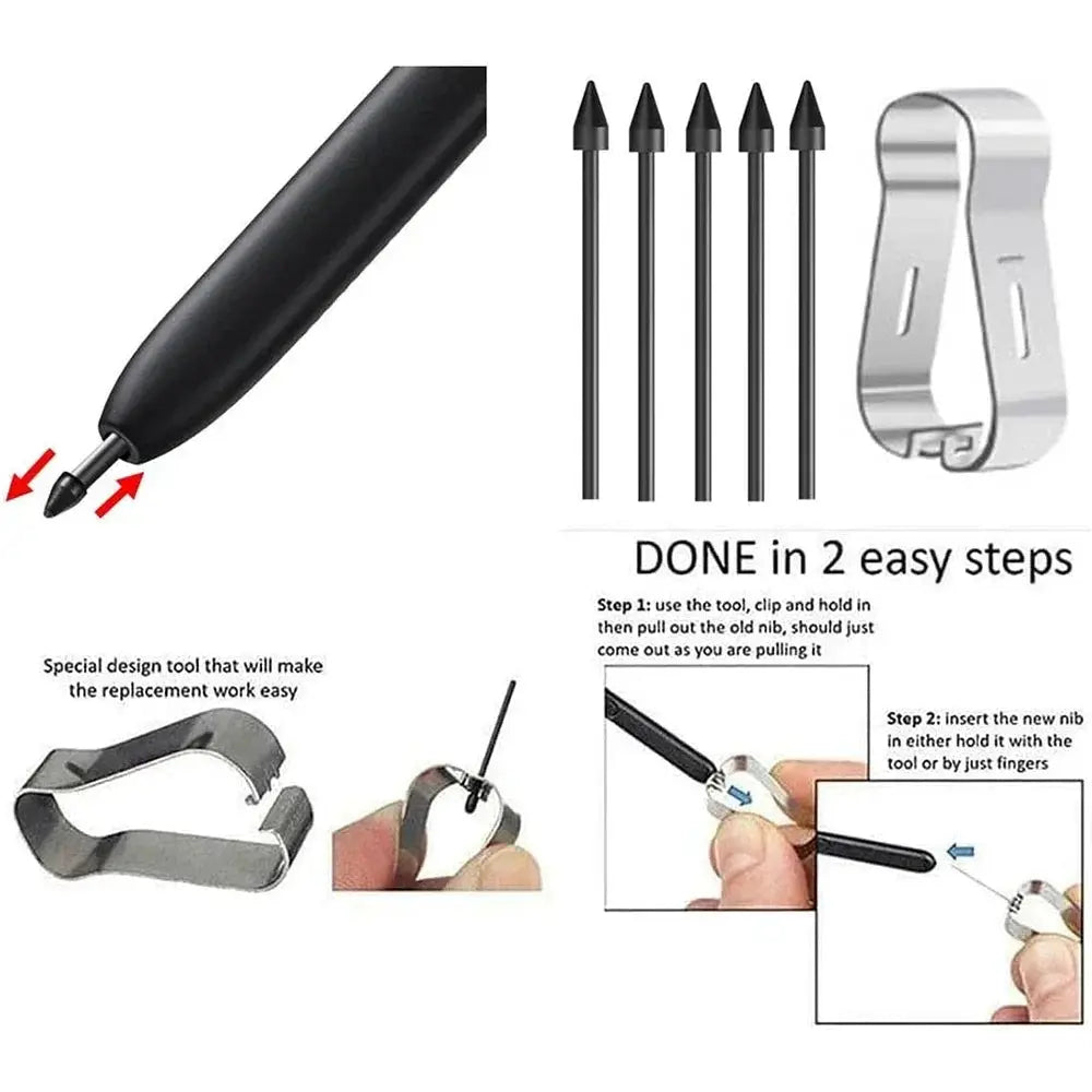 Galaxy Tab Stylus Pen Tip Replacement Nib S6 S7 S8